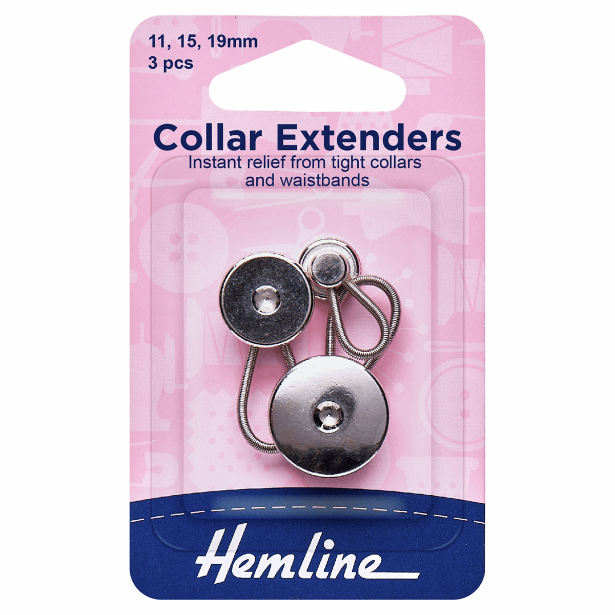 Metal Collar Expanders - 3 Pcs