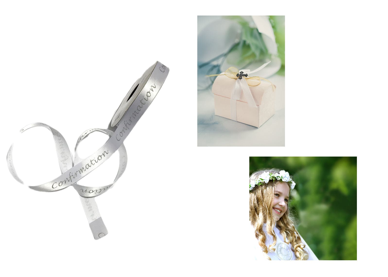 Confirmation Ceremony - Decorative Satin Ribbon - Cheap Fabrics