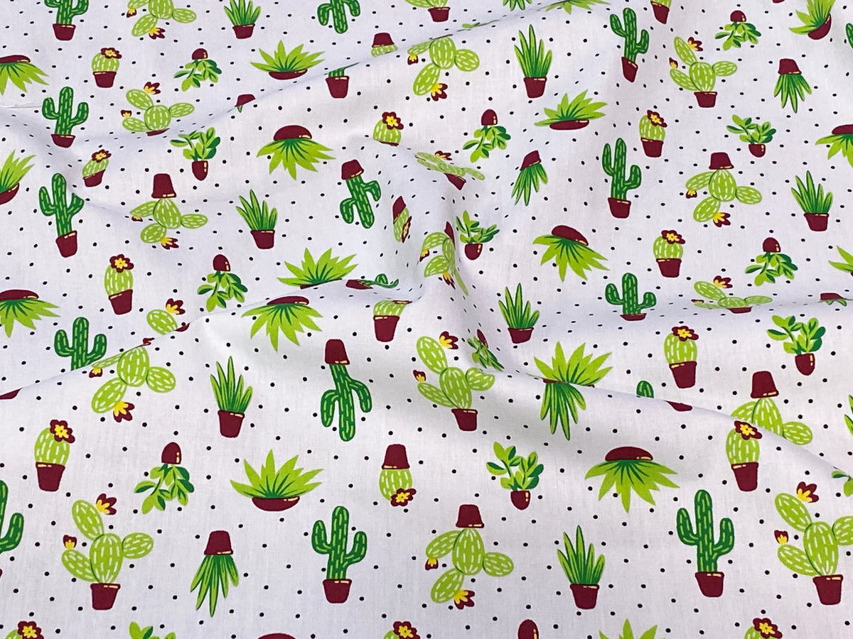 Cactus - Cotton Poplin Patchwork