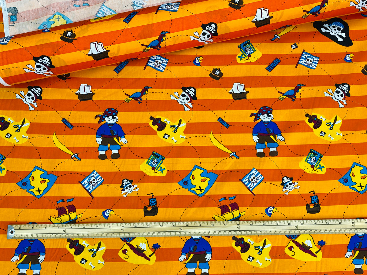 Pirates  - Cotton Poplin Patchwork