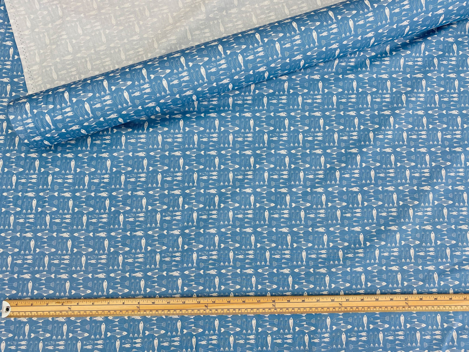 The Fish & Chip Print- Cotton Poplin Patchwork