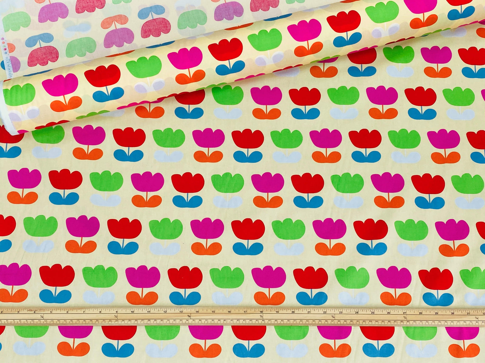 Tulip Cartoon - Cotton Poplin Patchwork