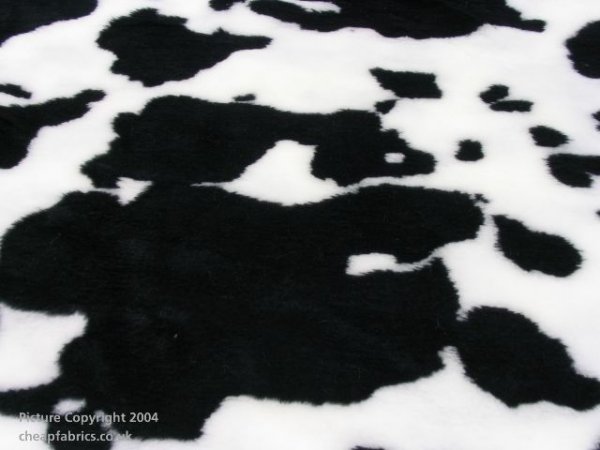 Cow - Print Fur