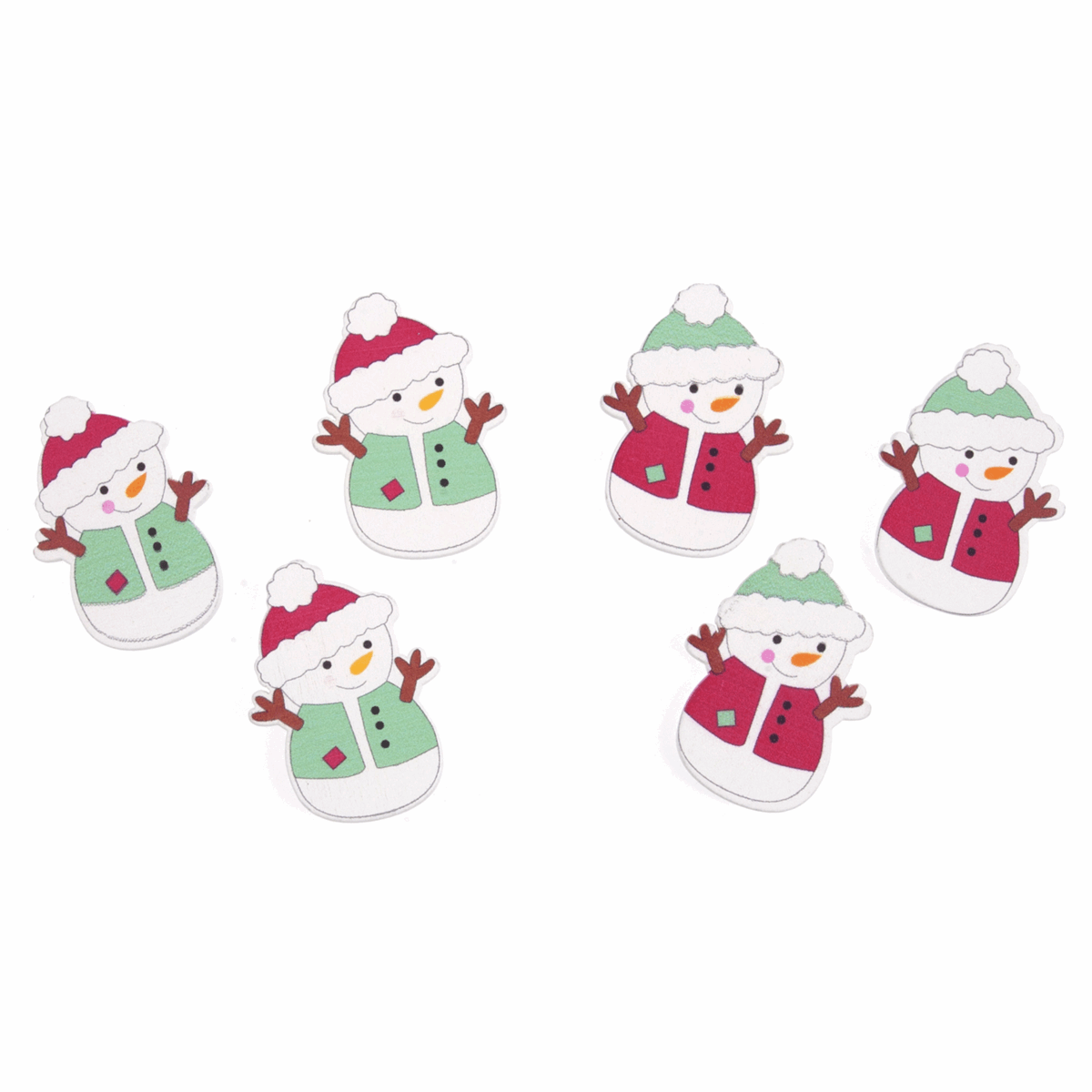 Craft Embellishments - Stick On Christmas Themed Motifs