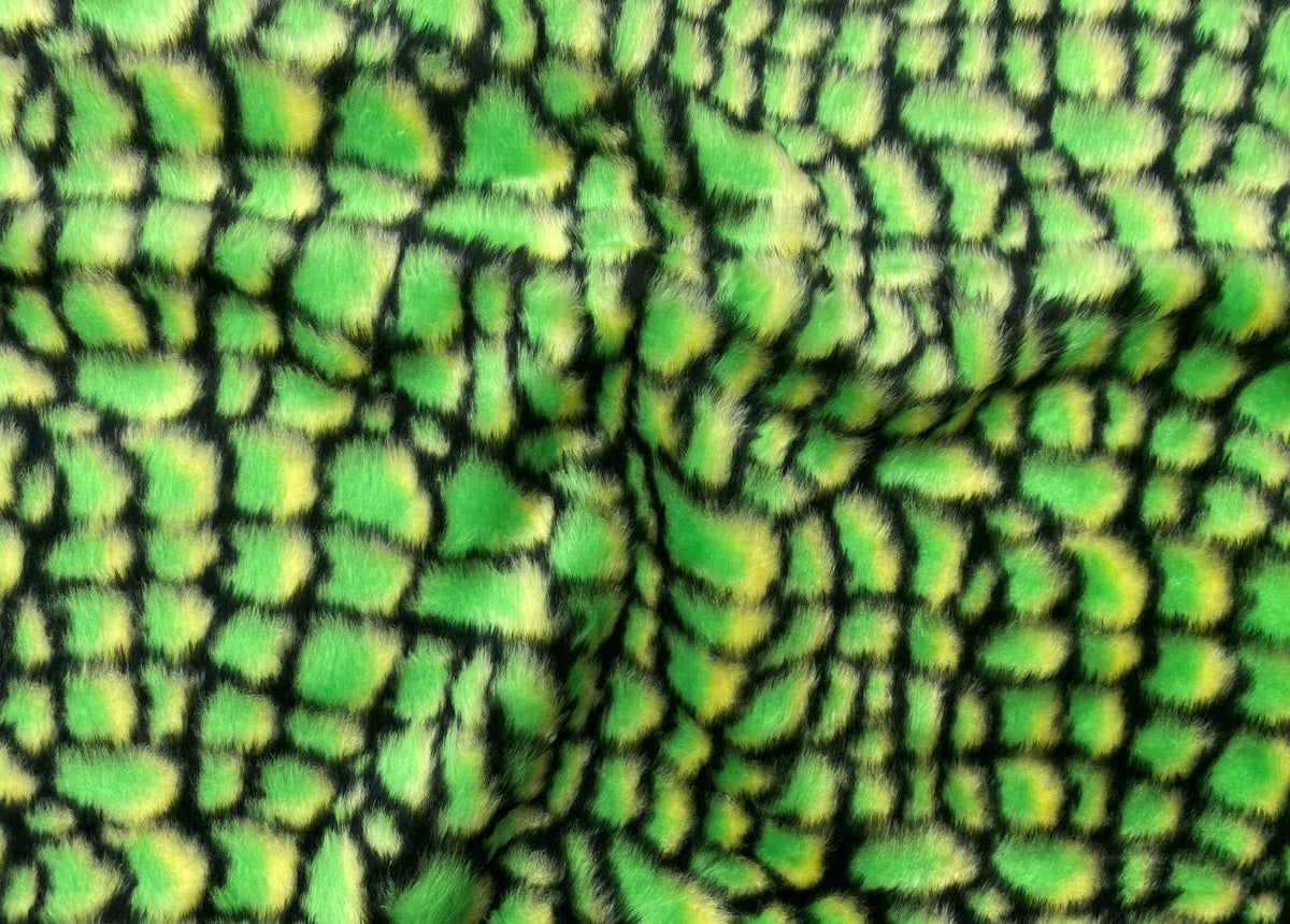 Crocodile - Novelty Faux Print Fur