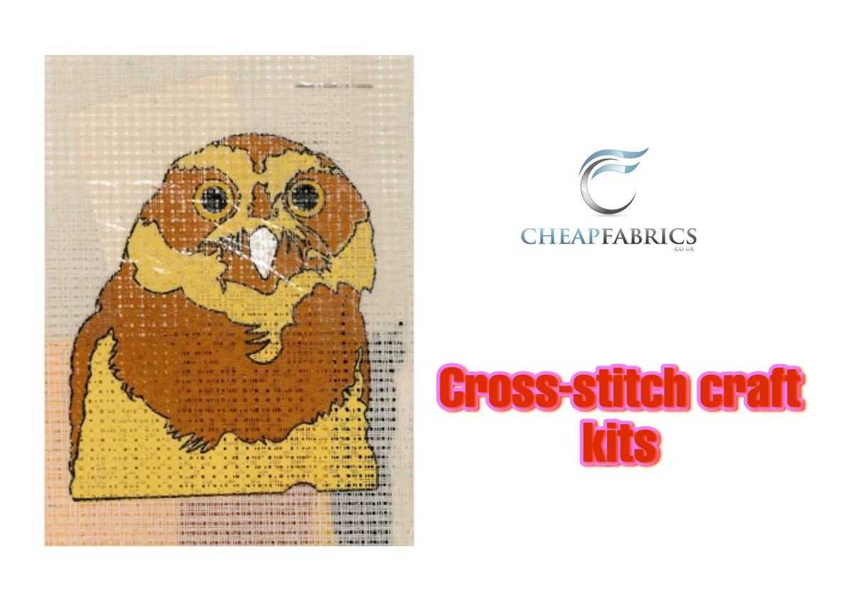 Binca Beginners Cross Stitch Kit - Owl