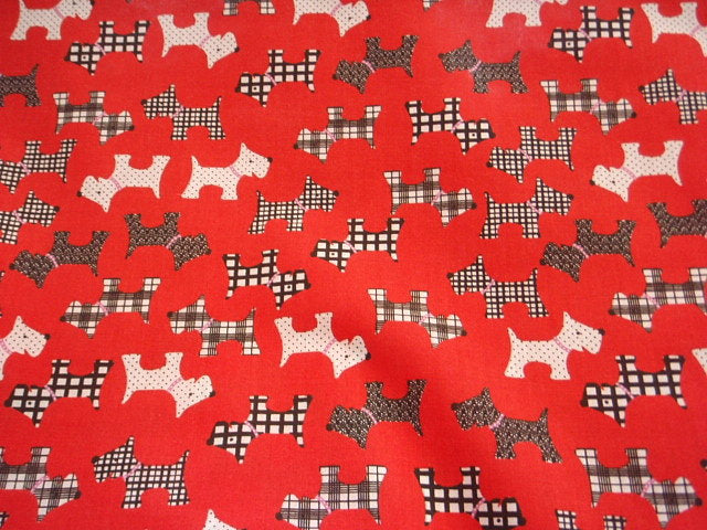 Cute Dogs - Novelty Poly/Cotton Print