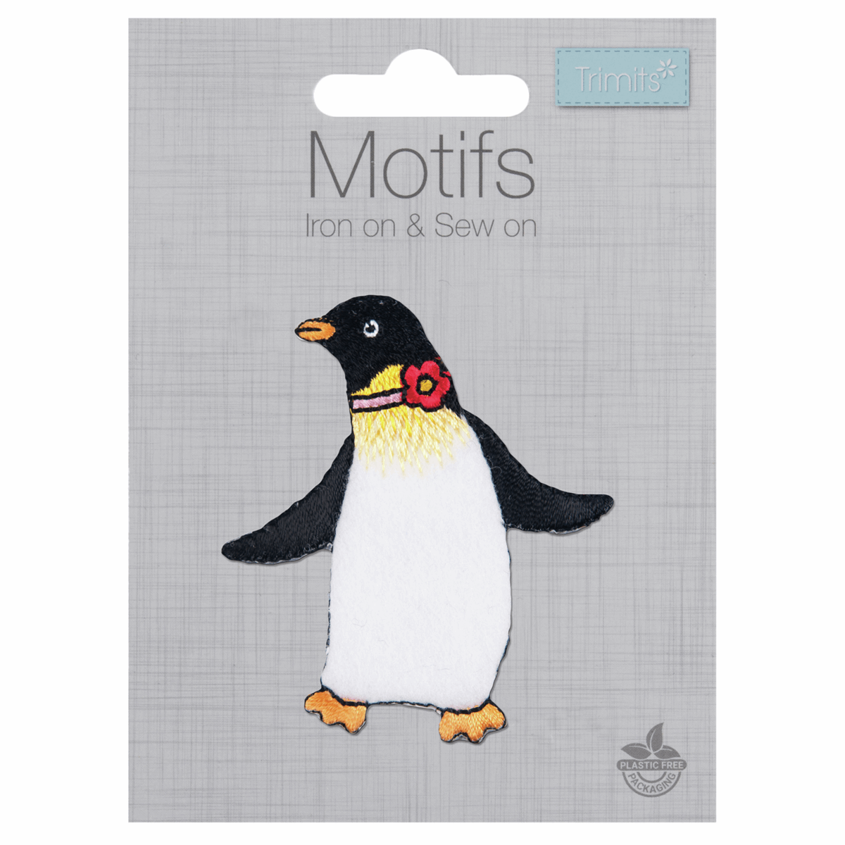 Dancing Penguin - Iron -On & Sew-On