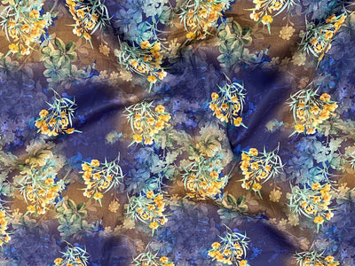 Florists Delight  - Digital Printed Cotton Satin