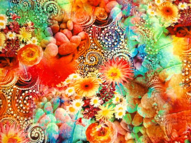 Vibrant Floral - Digital Viscose
