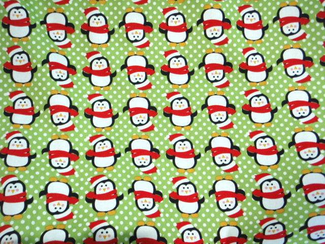 Dotty Penguins - Cotton Poplin Patchwork