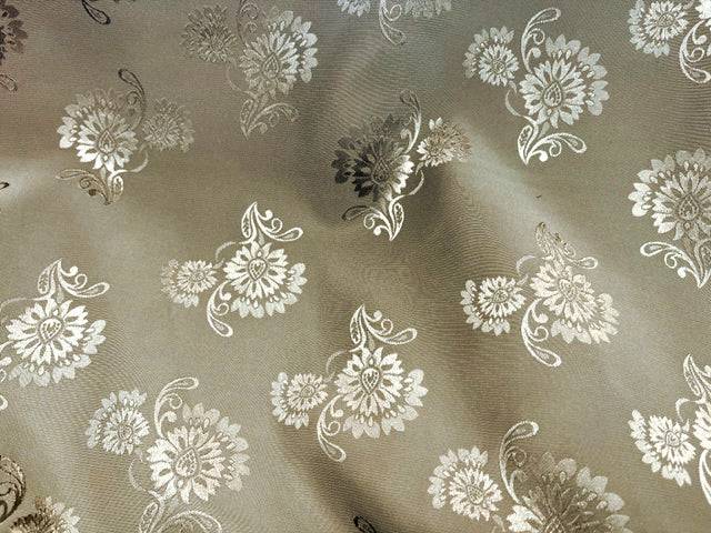 Double-Sided Embossed Jacquard - Floral - Cheap Fabrics