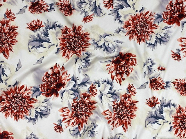 Dramatic Floral - Stretch Cotton