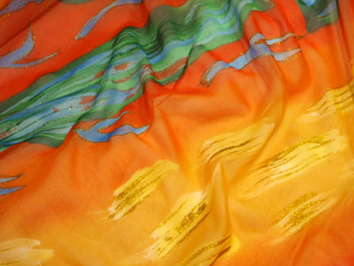 Embellished Silk Chiffon