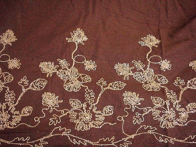 Small Floral - Embroidered Linen