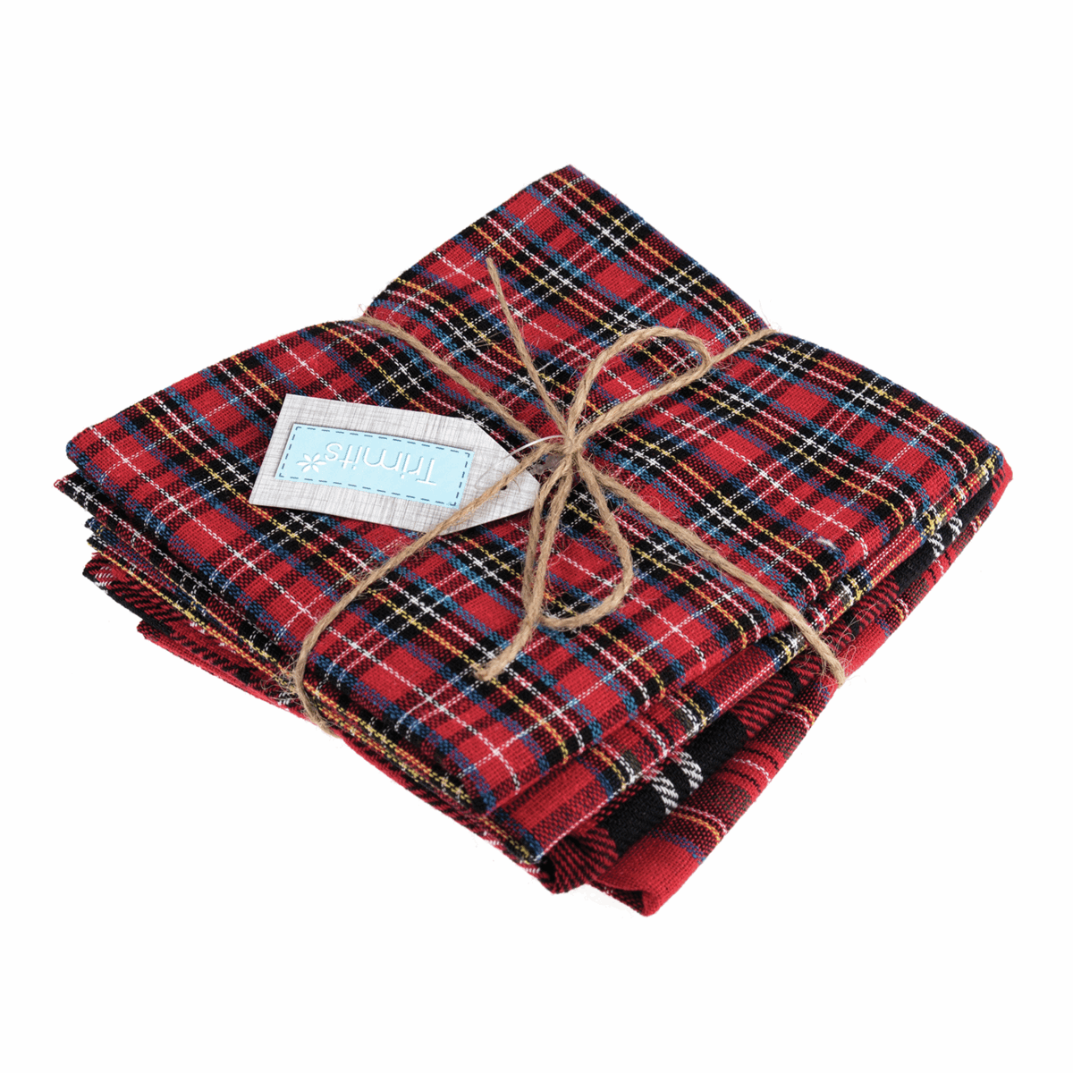 Fat Quarters Bundle - Tartan 4 Pieces