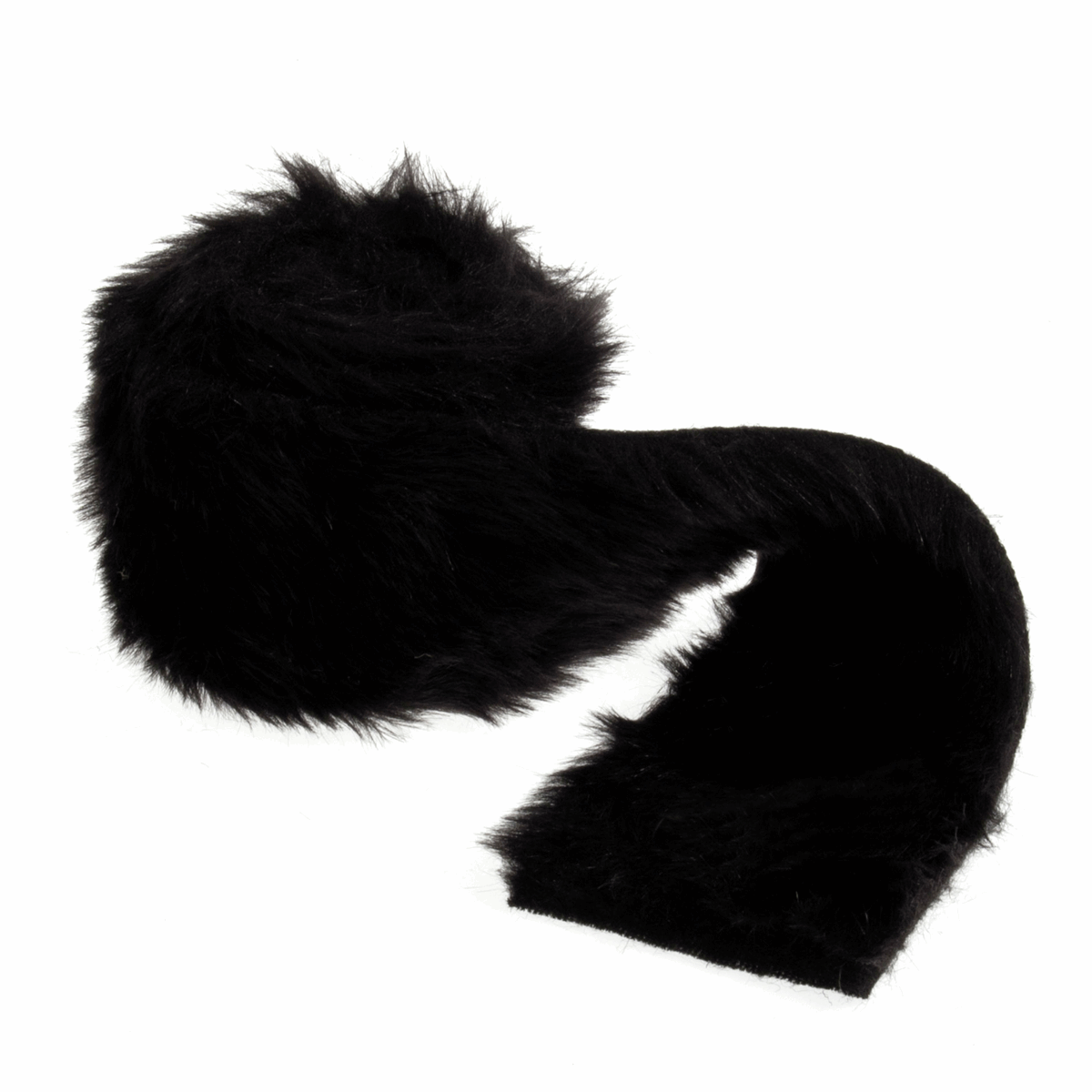 Faux Fur Trim Roll - 2m x 80mm - Cheap Fabrics