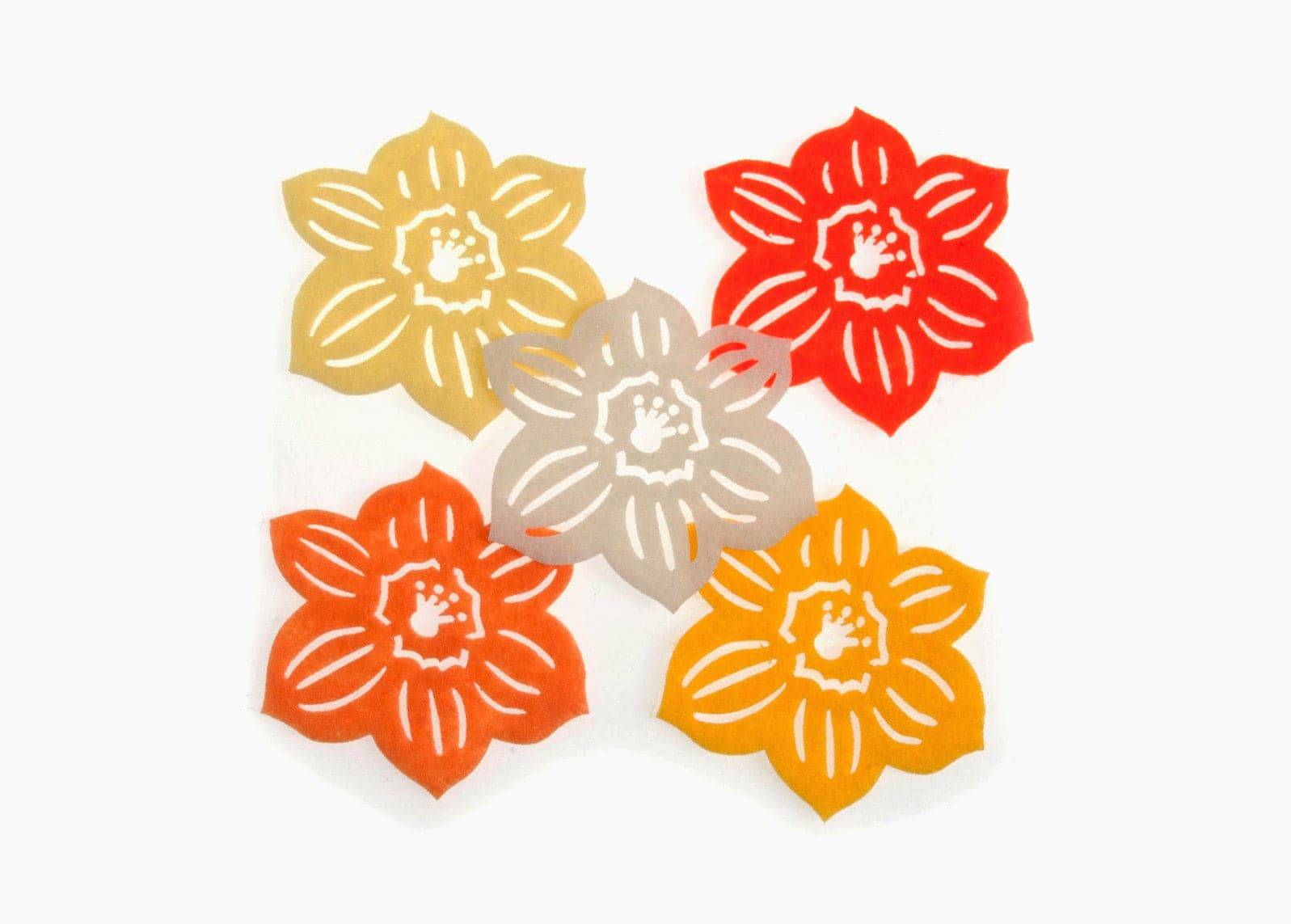 Felt Motifs - Daffodils - Cheap Fabrics