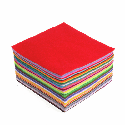 Felt Bundle - Assorted Acrylic Squares (42 Pcs)
