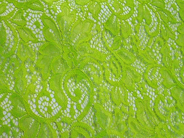 Lime - Fine Cord Lace
