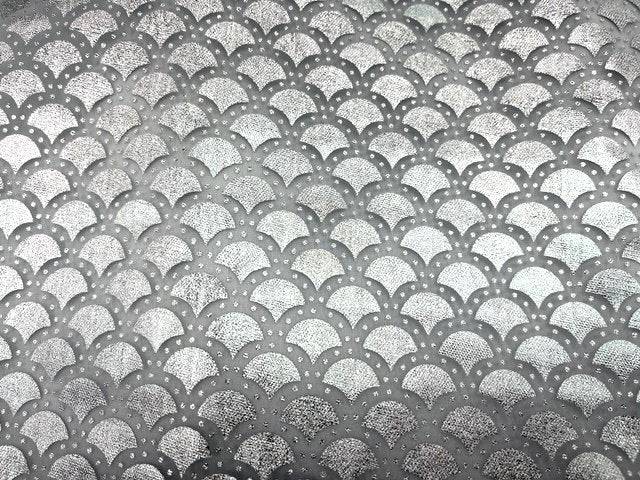 Fish Scales - Foil Organza - Cheap Fabrics
