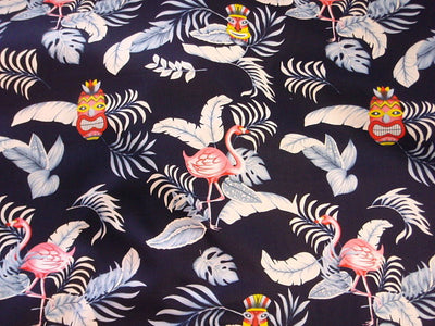 Flamingo - Cotton Poplin Patchwork
