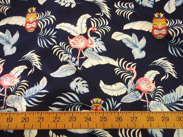 Flamingo - Cotton Poplin Patchwork
