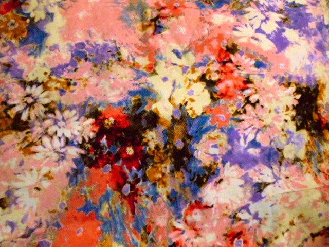 Small Flowers - Digital Viscose