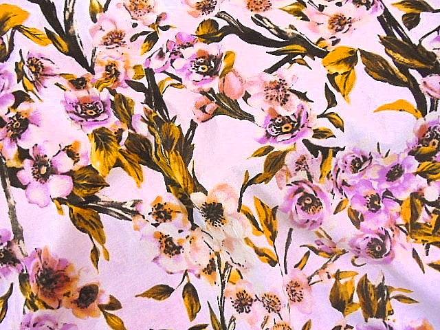 Floral Design 47 - Pure Cotton