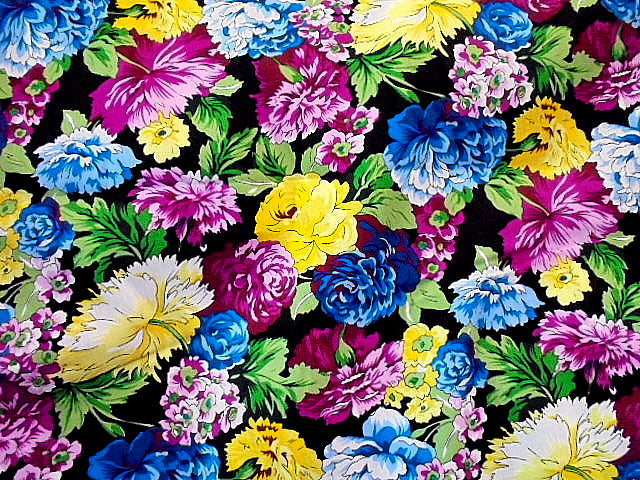 Floral Design 51 - Pure Cotton