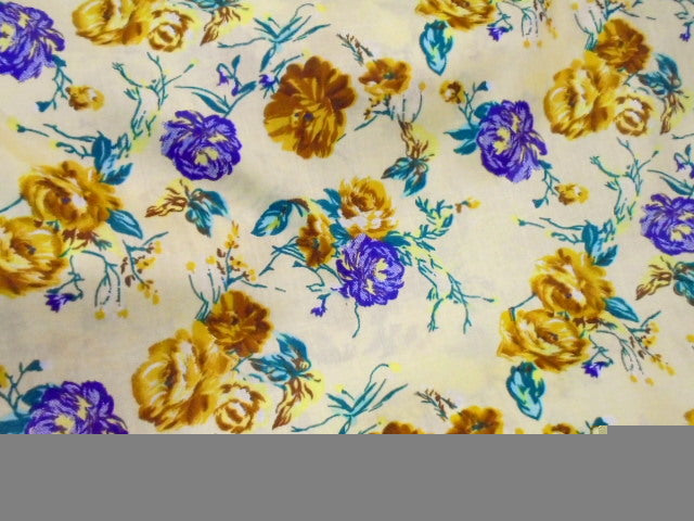Floral Design 48 - Pure Cotton
