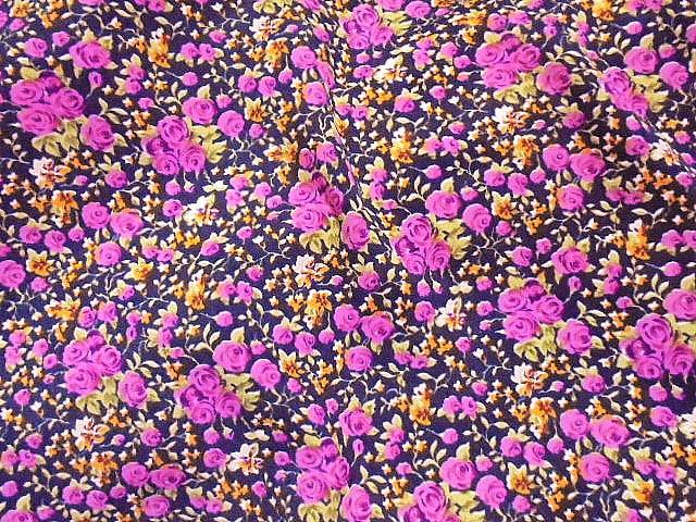 Rose Garden Pink - Printed Crepe