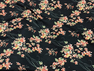 Floral Tapestry - Clearance Printed Crepe