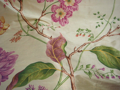 Floral Fantasia - Printed Silk Dupion