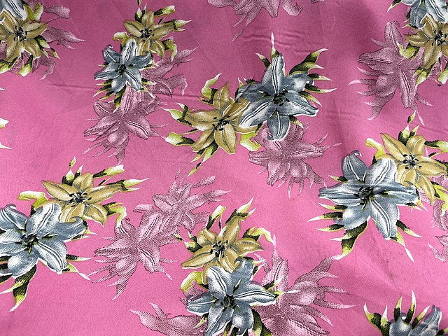 Floral Find - Clearance Printed Crepe