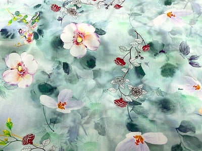 Floral Mist - Printed Viscose