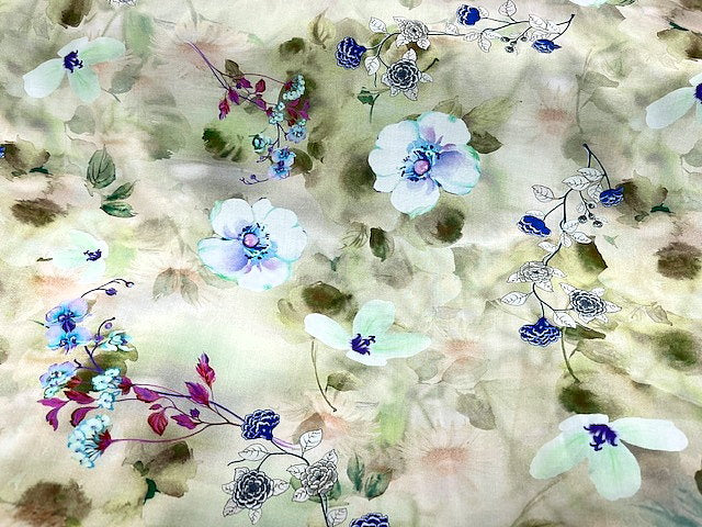 Floral Mist - Printed Viscose