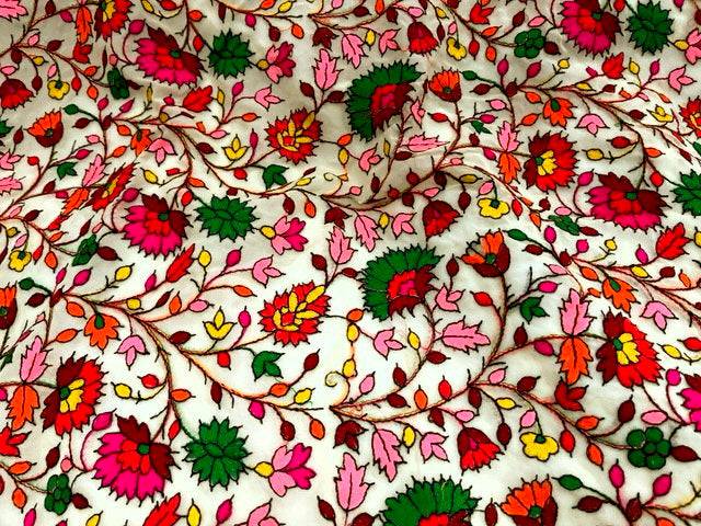 Floral Paradise - Embroidered Georgette - Cheap Fabrics
