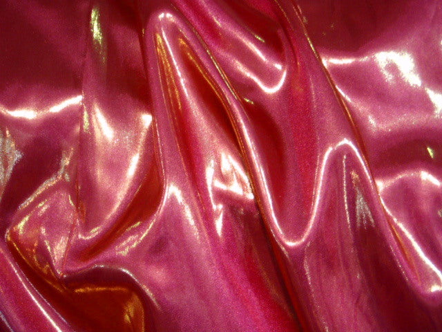 Metallic Foil Liquid Satin Fabric