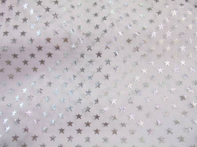 Star- Foil Organza