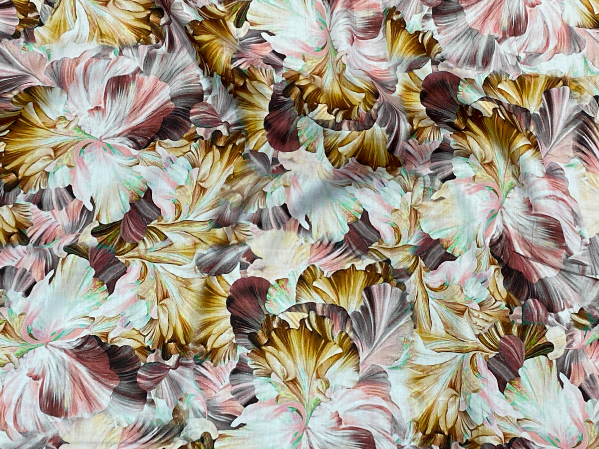 Full Bloom - Digital Printed Cotton Satin