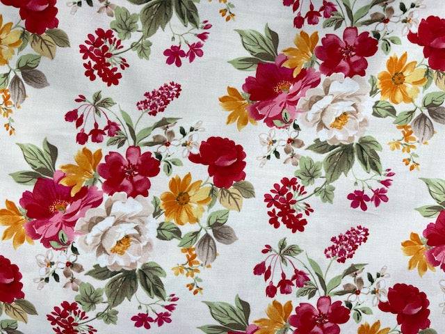 Garden Floral - Korean Patchwork Cotton - Cheap Fabrics