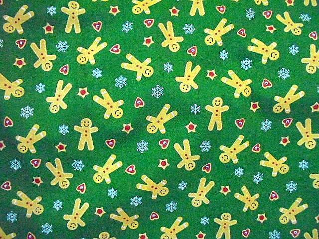 Gingerbread Man - Poly/Cotton Print