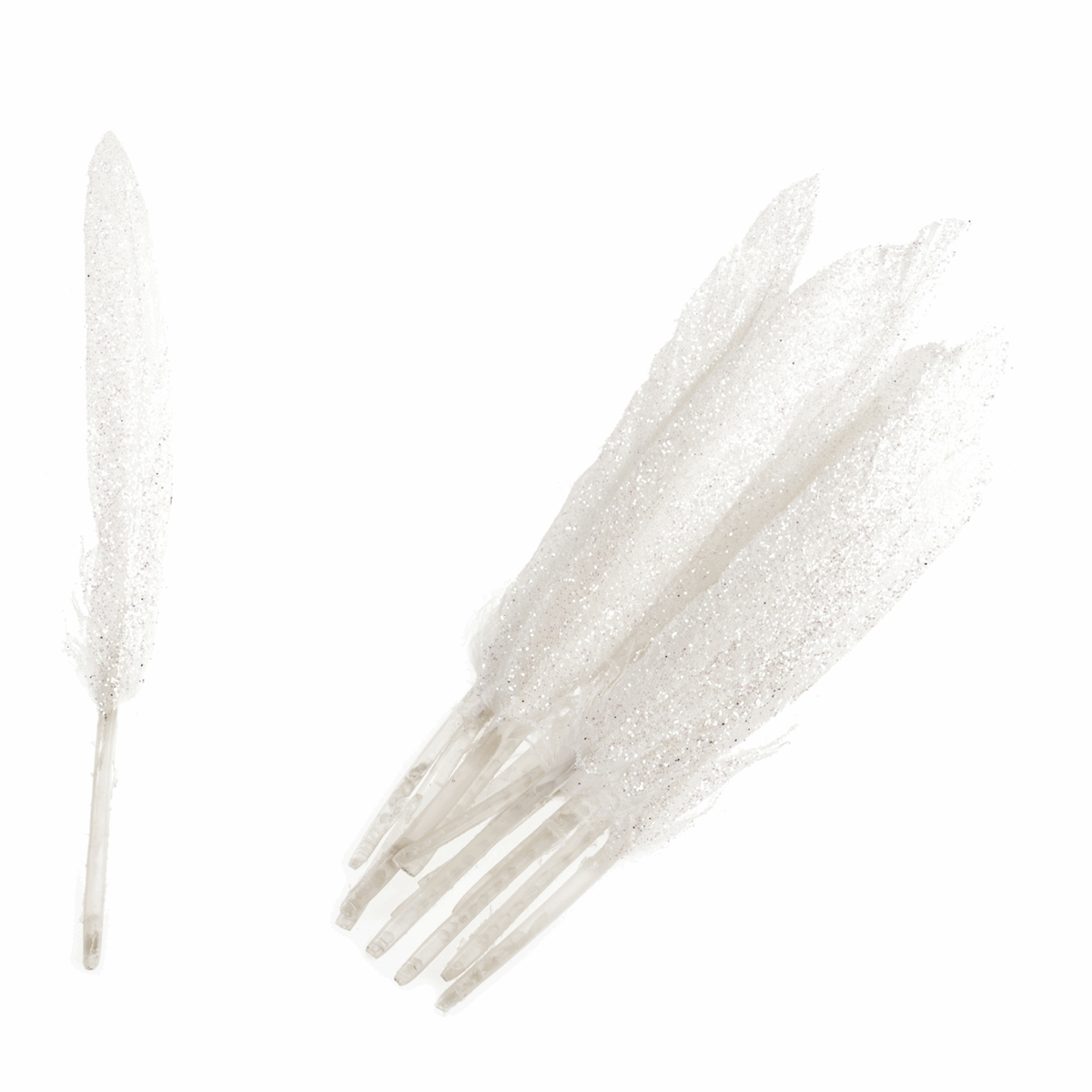 Glitter Feathers Packet (15pcs)