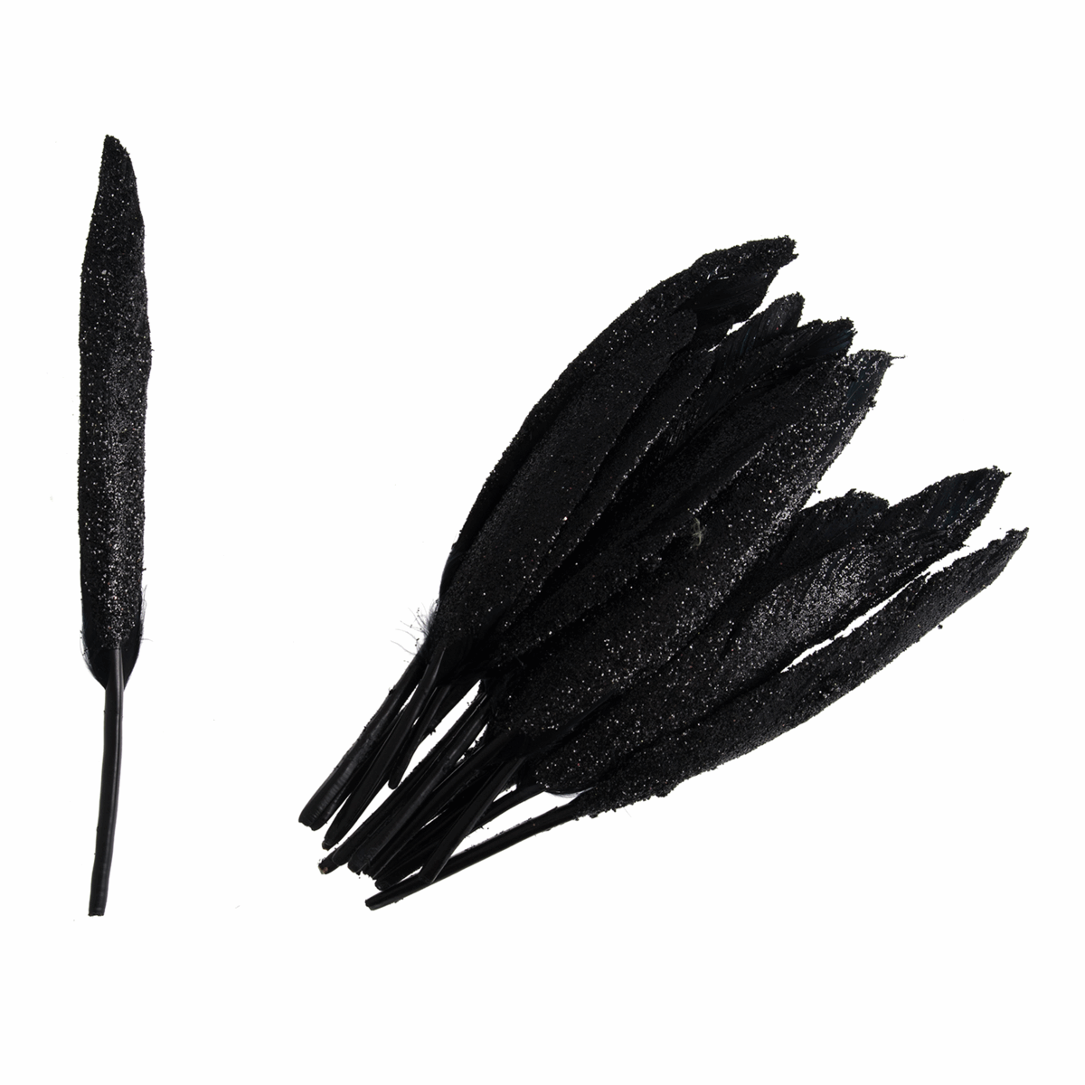 Glitter Feathers Packet (15pcs)