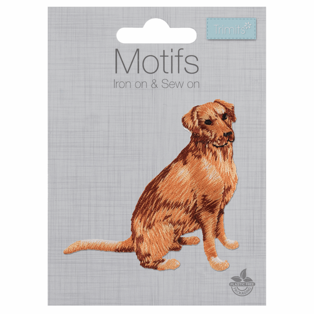Golden Retriever Dog- Iron - On & Sew-On