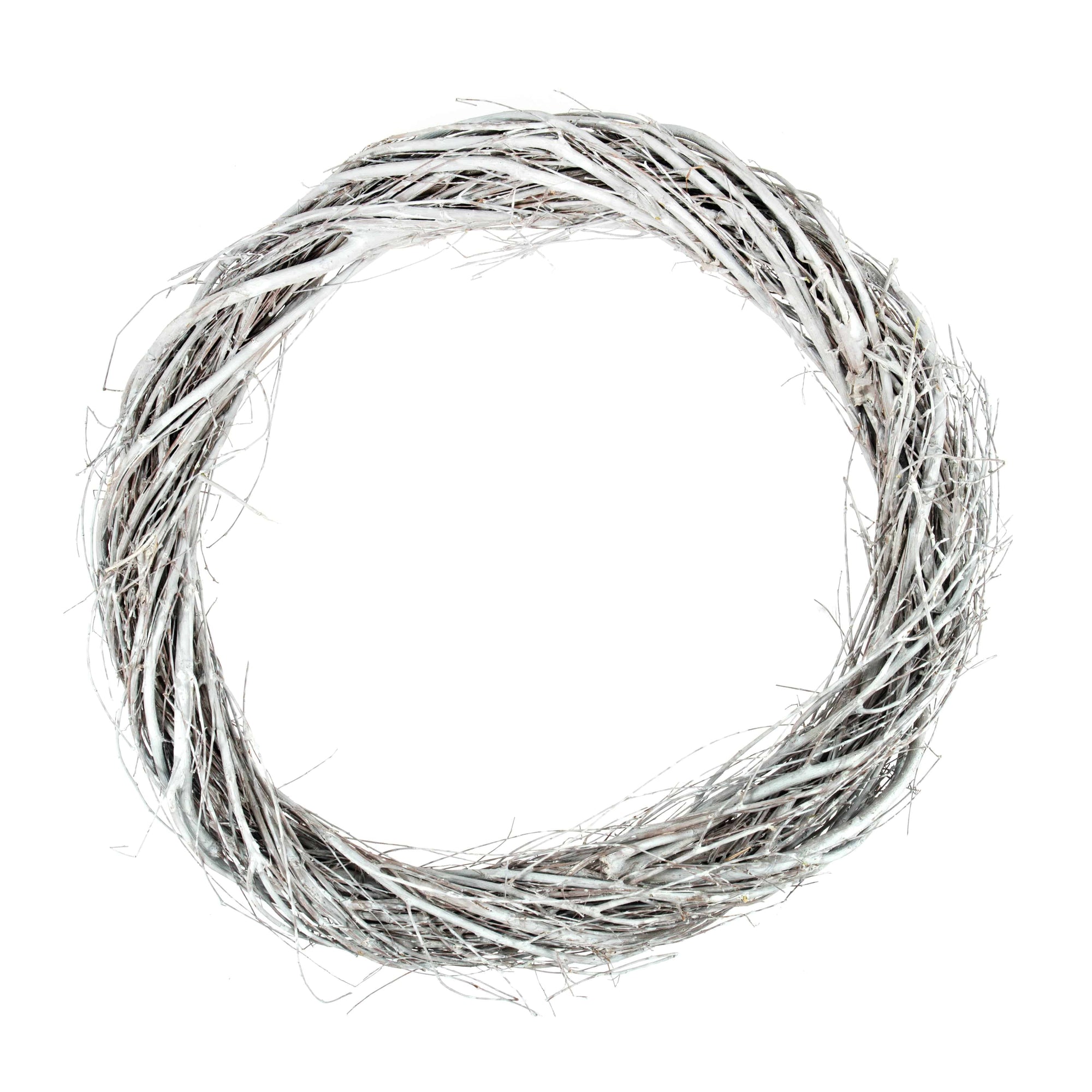 Wreath Base: Grey Willow: 40cm / 15.7in: - Cheap Fabrics