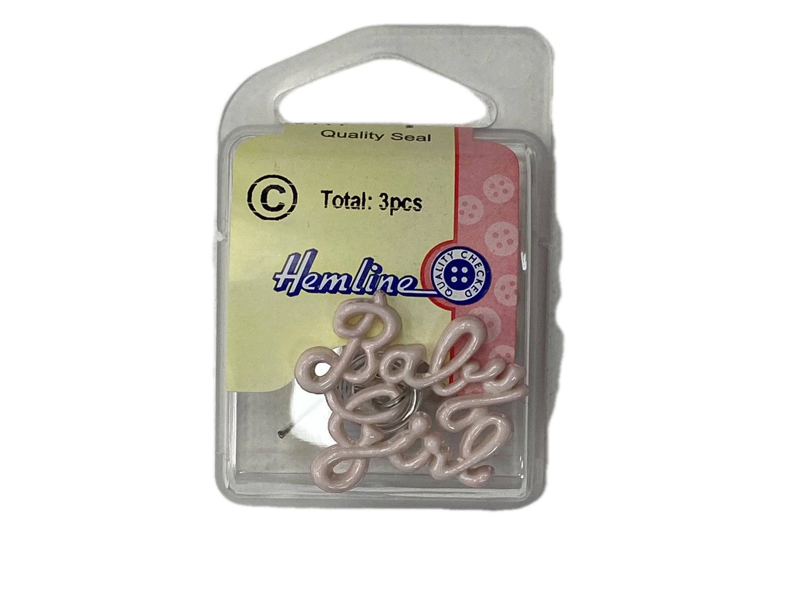 Baby Girl Buttons: 29mm: Pack of 3 - Cheap Fabrics