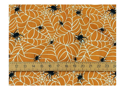 Spider's Web - Halloween Poly/Cotton Print
