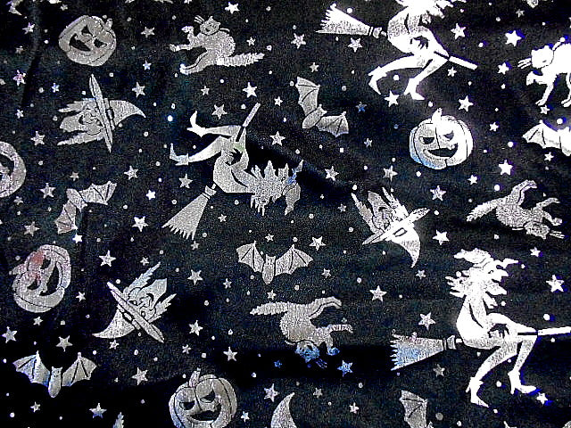 Witches - Halloween Jersey Foil